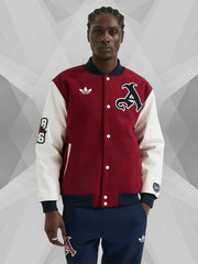 Adidas Arsenal Varsity Jacket Red