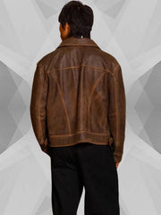 Brown Mutimer Leather Jacket