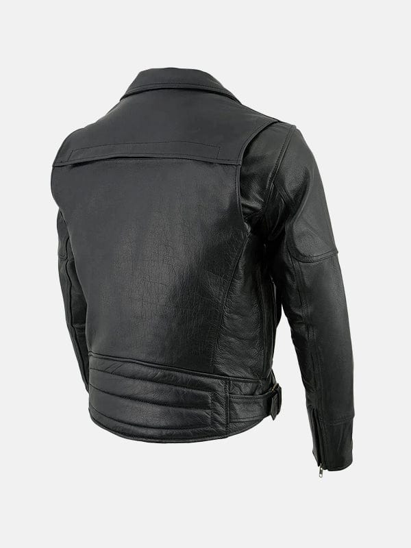 Daniel Black Biker leather Jacket