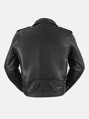 Daniel Black Biker leather Jacket