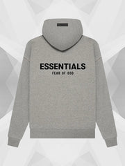 Fear Of God Dark Oatmeal Essentials Hoodie