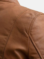 Grayson Men’s Leather Brown Jacket