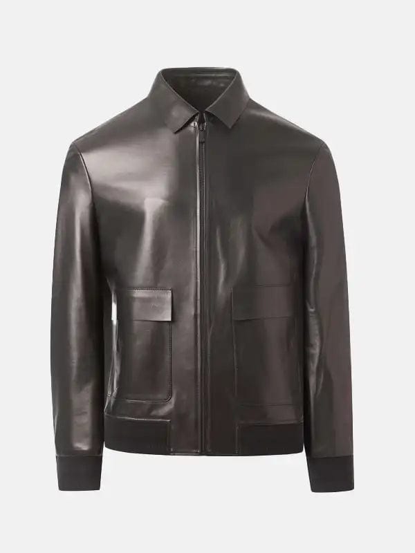 Men’s Classic Black Leather Jacket