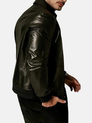 Men’s Classic Black Leather Jacket