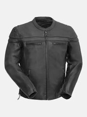 Men’s Rider Black Leather Jacket