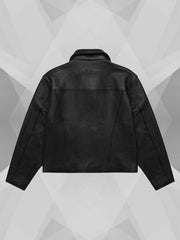 Mutimer Black Leather Jacket