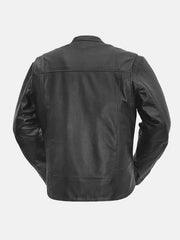 Rocky Men’s Black Motorcycle Leather Jacket