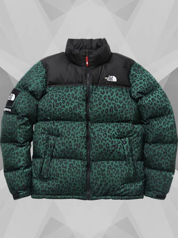 Supreme The North Face Leopard Print Nuptse Puffer Jacket